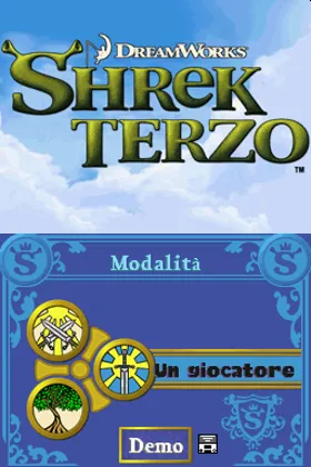 Shrek Terzo (Italy) screen shot title